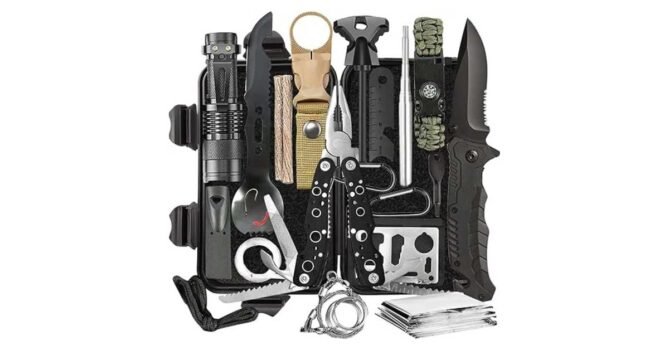 Un kit de survie complet et bien organisé
